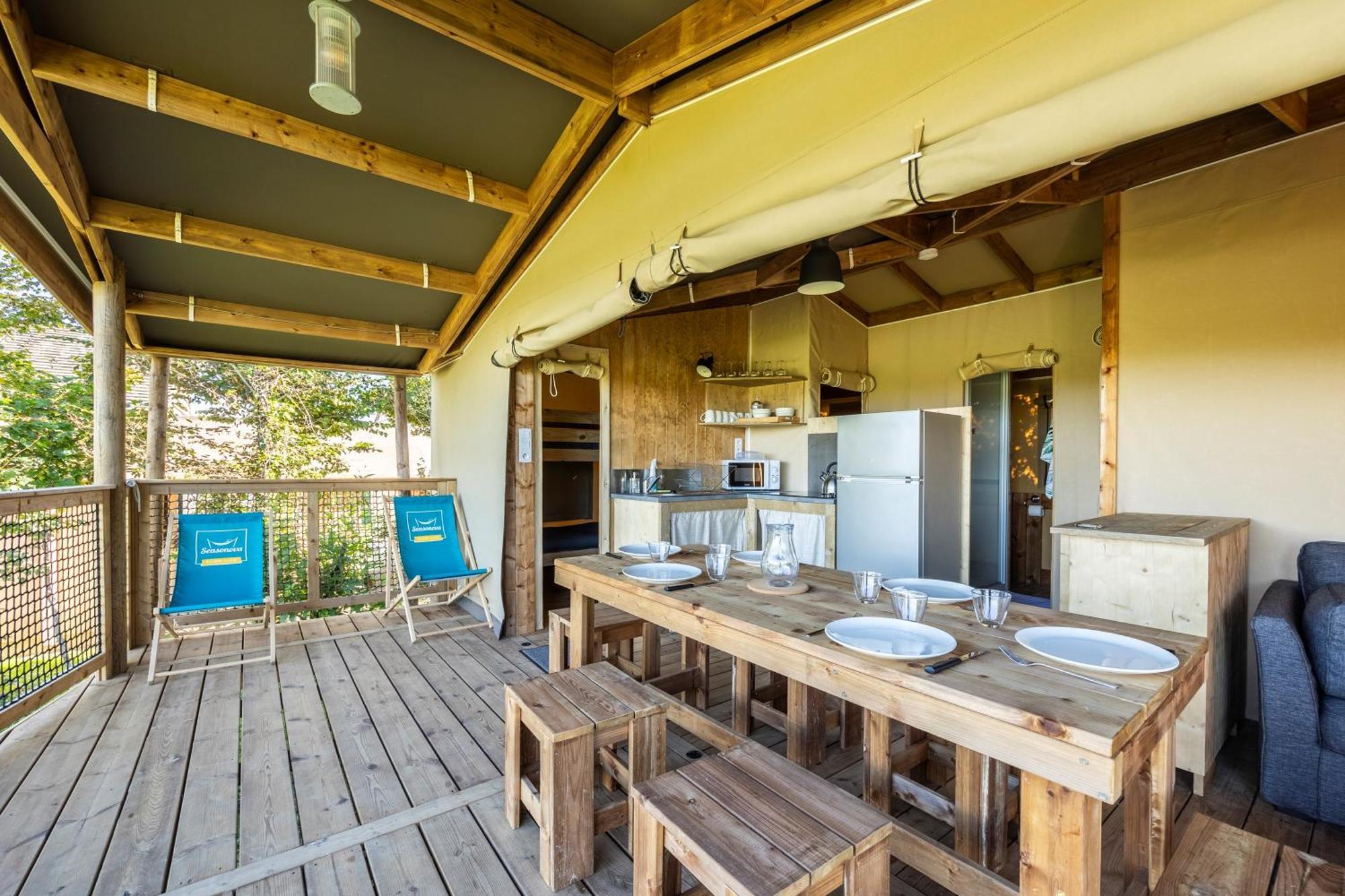 Camping Domaine Saane Et Mer Quiberville الغرفة الصورة